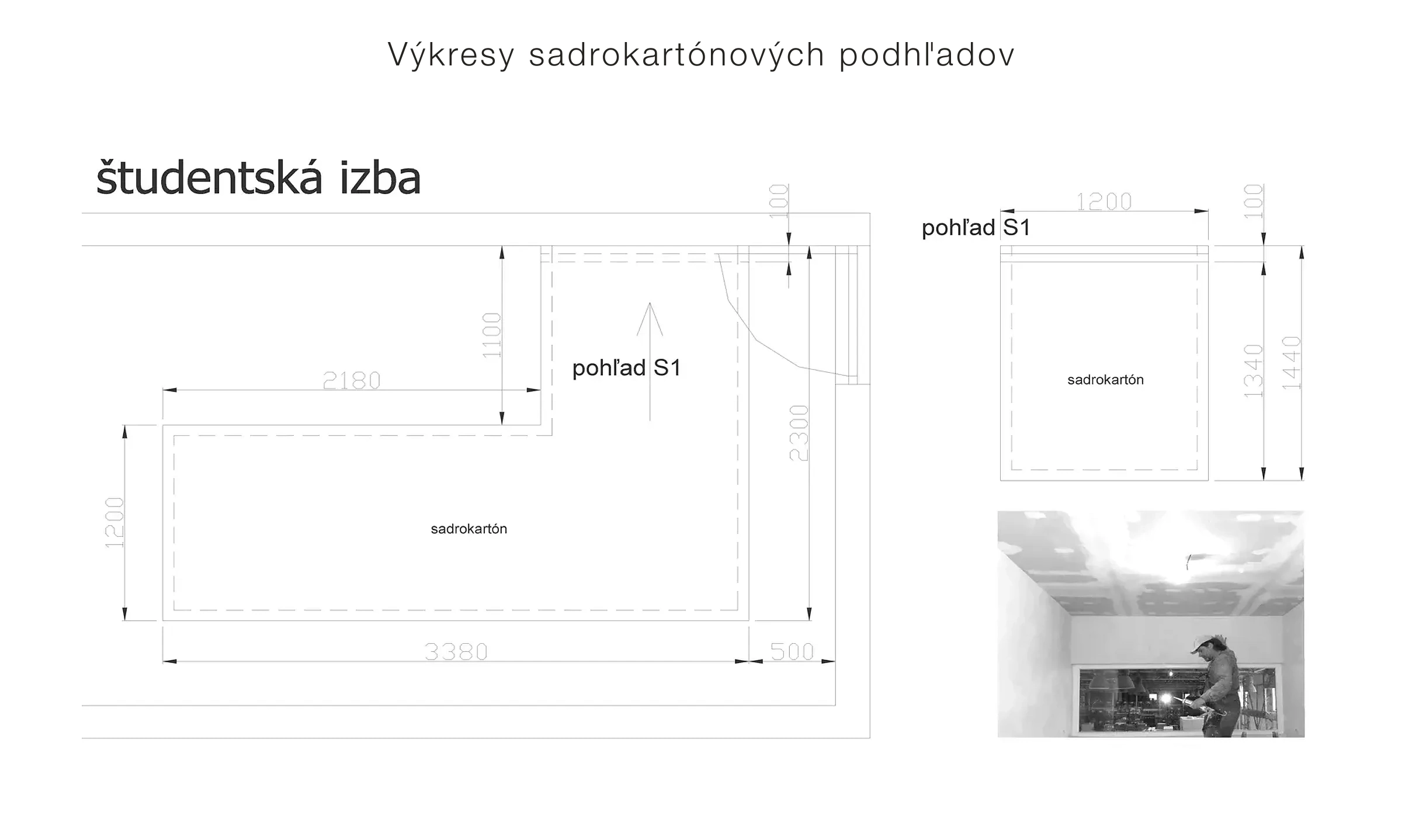 Výkresová časť, ukážka 3.