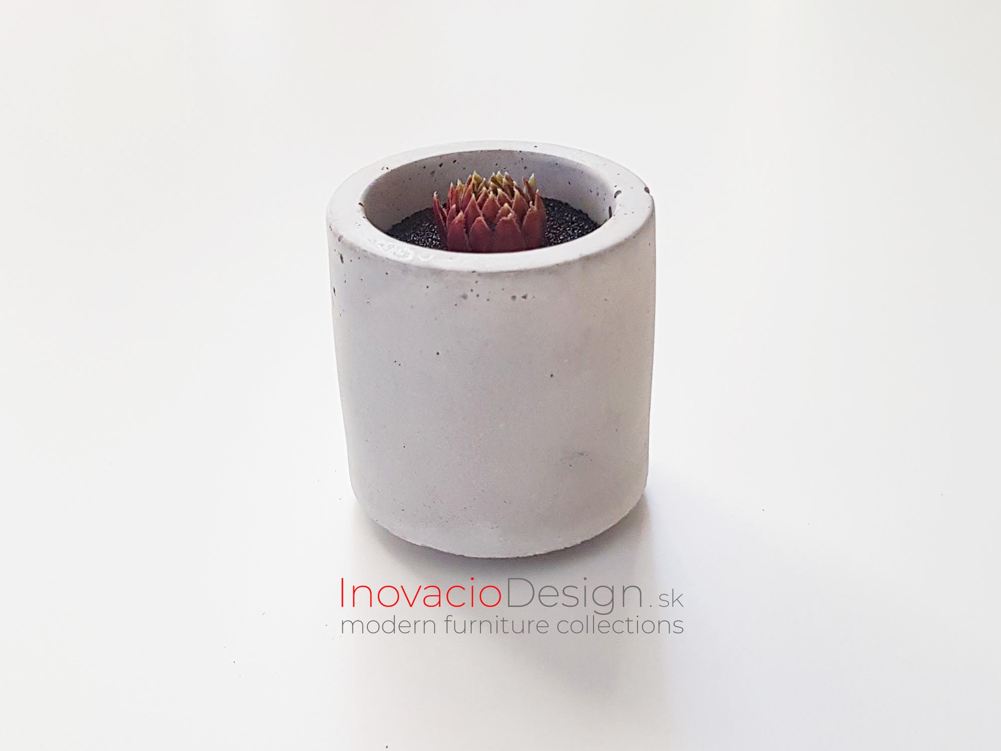 Betónový črepník Valec A menší